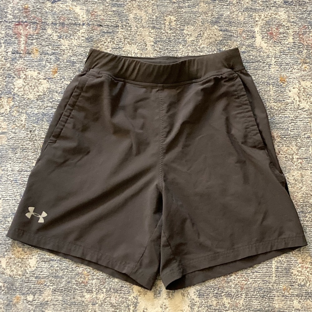 2 pairs under Armour athletic shorts. 7in.